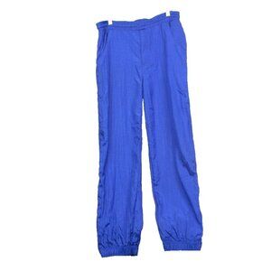 VINTAGE Christian Dior Monsieur Tracksuit Pants Mens M Blue Lined Sweatpants